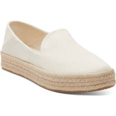 Natural - Women Sneakers Toms Women's Natural Carolina Twill Espadrille Slip-On Shoes