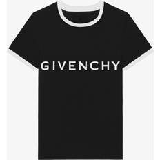Givenchy Dame T-shirts Givenchy Logo-print T-shirt - Sort