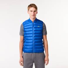 Lacoste Vests Lacoste Men's Water-Repellent Puffer Vest Blue