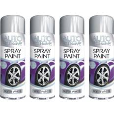 Rapide 4 X 250Ml Silver Alloy Wheel Spray Paint Restorer Car Auto Satin