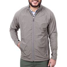 Golf - Men Outerwear Cutter & Buck Big Tall Adapt Eco Knit Full Zip Jacket Polished polished 4XLT