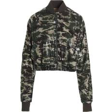 KhrisJoy Sequin bomber jacket GREEN 00