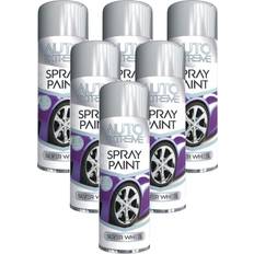 Rapide 6 X 250Ml Silver Alloy Wheel Spray Restorer Car Auto Satin