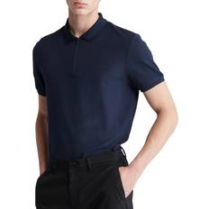 Calvin Klein Mies Polo paidat Calvin Klein Men's Athletic Tech Zip Polo Shirt Dark Sapphire