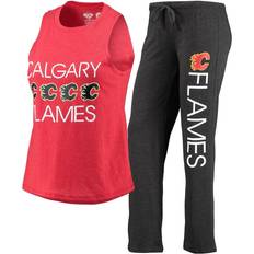 Concepts Sport Women's Red, Black Calgary Flames Meter Tank Top and Pants Sleep Set Red, Black