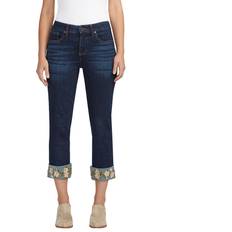 Skiing - Women Jeans Jag Jeans Jag Women's Carter Mid Rise Slim Leg Jeans Fountain Blue