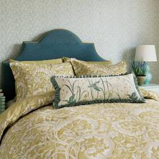 Gold Bed Linen Sanderson Tila Lime Single Duvet Cover Gold