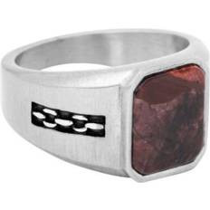 Herr - Rostfritt stål Ringar By Billgren Cody Ring Steel Accessoarer Herr Silver 21 mm