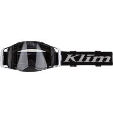 Transparent Motorcykelbriller Klim Crossbriller Edge Focus - Metallic Sølv