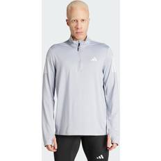 Løb - Sølv Overtøj adidas Own The Run Half-Zip Jakke - Halo Silver