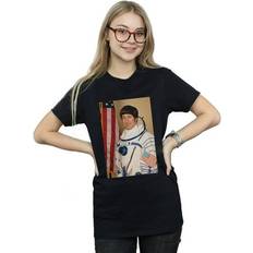 Boyfriend - Man T-shirts DAM Howard Wolowitz Rocket Man Cotton Boyfriend T-Shirt Black