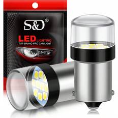 Shein 2pcs Car Led P21W 1156 BA15S 1157 BAY15D
