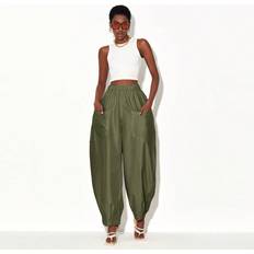 Fabric - Women Pants & Shorts Shein Studio Oversized Baloon Shape Trousers