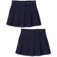 The Children's Place Toddler Uniform Bow Pleated Skort 2-pack - Tidal (3011110_IV)