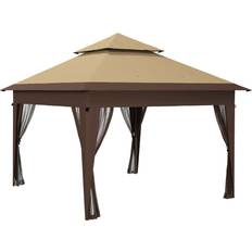 Garden & Outdoor Environment OutSunny 3 X 3&#40;m&#41; Pop Up Gazebo &#44; Khaki