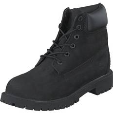 Barnesko Timberland Premium C12707 Black Nubuck Mono Boots - Svart