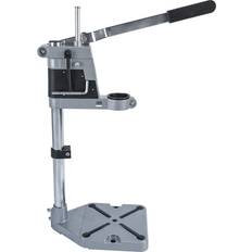 Adjustable Drill Press Stand for Drill Workbench Repair Tool Universal Bench Clamp Support Tool, Drill Press Table, Drill Stand for Hand Drill Single Hole Aluminum Base 1 Mounting Hole