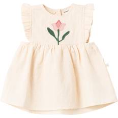 9-12M Kjoler Lil'Atelier Dallas Dress - Turtledove (13227384)