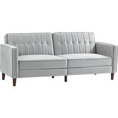 Wood Sofas Homcom Convertible Light Grey Sofa 189cm