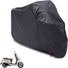 MTK Impermeable Motocicleta Moped Protección - L-Negro