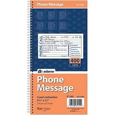 Adams SC1154D Spiral Bound Phone Message Books