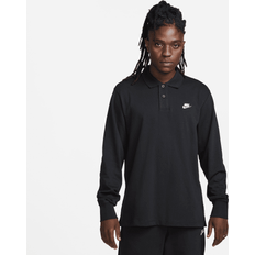 Nike L Polotrøjer Nike Langærmet Club-strikpolo til mænd sort