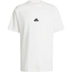 L Camisetas & Tops Adidas Zone Camiseta De Manga Corta Hombres - Crema