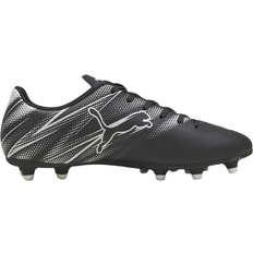 Puma Laced Soccer Shoes Puma Attacanto FG/AG M - Black/Silver Mist