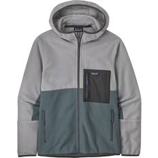 Patagonia M's Microdini Hoody, Nouveau Green/Salt Grey