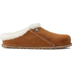 Birkenstock Women Slippers Birkenstock Zermatt Premium Suede Leather - Mink