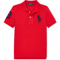 Tops Polo Ralph Lauren Big Pony Mesh Knit Polo - Red