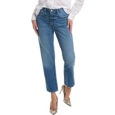 Frame Le Original high-rise straight jeans blue