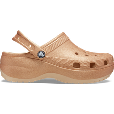 Crocs Classic Platform Glitter Clog - Shiitake