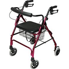 Health LUMEX Walkabout Lite Four-Wheel Rollators Lightweight 14.5 lbs