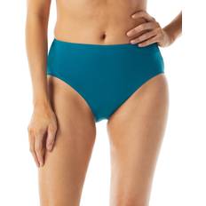 Coco Reef Contours High-Waist Bikini Bottoms Teal