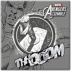 Marvel Avengers Assemble Paper Thor Disposable Napkins Pack of 20