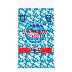 Minky Floral Extra Strong All Purpose Cloths Blue