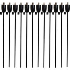 Garden & Outdoor Environment Harbour Housewares Metal Garden Torches Barrel Pack of 12