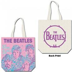 White - Woman Bags The Beatles Lady Madonna Back Print Cotton Bag