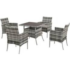 Garden & Outdoor Furniture OutSunny 4 Seater Set