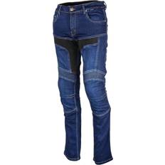 Blå Motorcykelbukser GMS MC-Jeans Viper, Mørkeblå