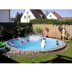 Trend Pool Starter-Set Ibiza, Stahlwand-Pool, rund, Sandfilteranlage