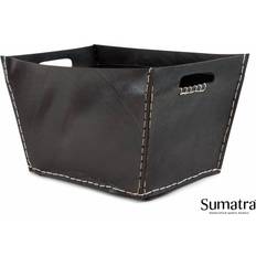 Sumatra Brugskunst Sumatra Brændekurv, firkantet, genbrugsgummi