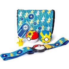 Jazwares Pokémon Clip 'N' Go: Bandolier Set Quick Ball, Repeat Ball & Pikachu