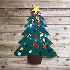 Interior Details Samuel Alexander 1.1m 21pcs Felt Christmas Tree with Hook & Loop