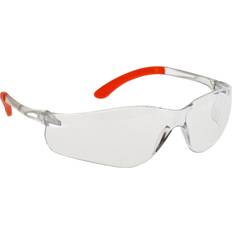 One Size Eye Protections Portwest Pan View Spectacles Clear/Orange