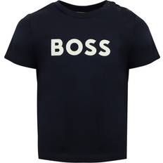 Babies Children's Clothing BOSS Hugo Baby T-shirt Navy mo mo