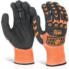 Work Gloves Glovezilla GLOVEZILLA FOAM NITRILE COATED GLOVE ORANGE Orange