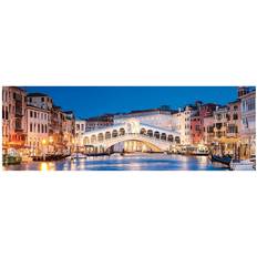 Beachcrest Home Rialto Bridge Night, Venice Framed Art