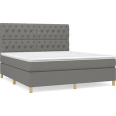 vidaXL Ffabric Boxspringbett